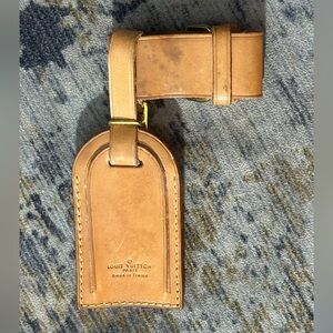 Louis Vuitton Luggage Tag and Poignet